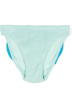 MC2 SAINT BARTH Lurex crinkled bikini bottoms