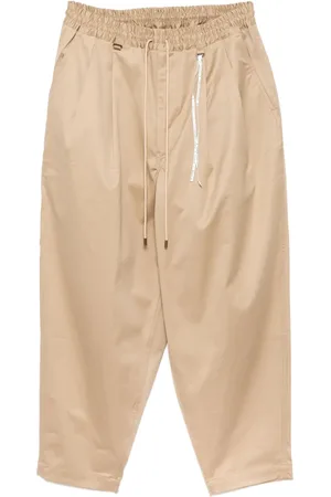 MASTERMIND Embroidered-logo drawstring chino
