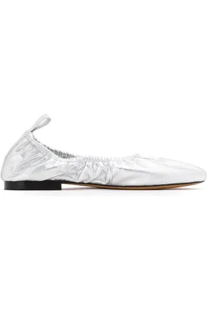 Studio Chofakian Leather elasticated pumps