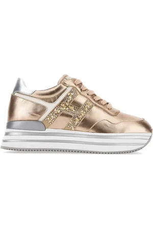Hogan Midi metallic platform sneakers