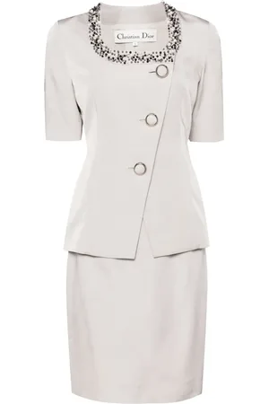 Dior Bead-embellished skirt suit