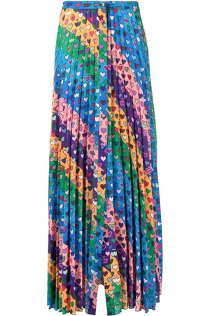 ALESSANDRO ENRIQUEZ Pleated mid-length skirt