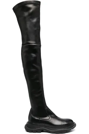 Alexander McQueen Long leather boots