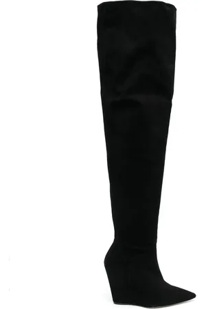 Stuart Weitzman Pointed 115mm leather boots