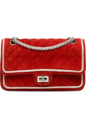 CHANEL 2016 Medium Suede Re-issue 2.55 Double Flap shoulder bag