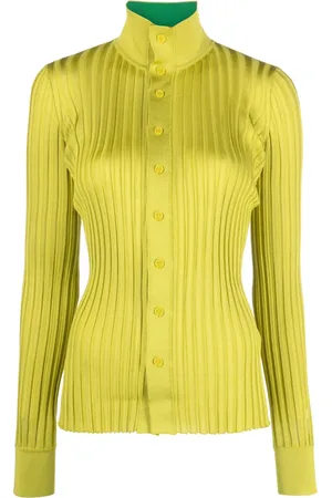Bottega Veneta Ribbed-knit silk cardigan