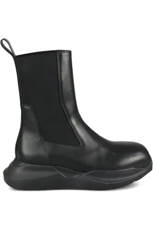 Rick Owens Geth Beatle chunky-sole leather boots