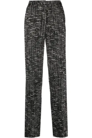 ACT N°1 Straight-leg tweed trousers