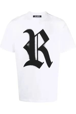 RAF SIMONS Logo-print cotton T-shirt