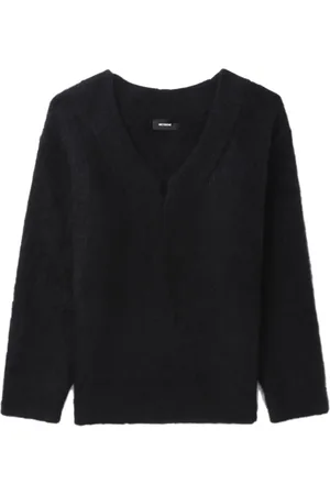 We11 Done V-neck mohair-blend jumper
