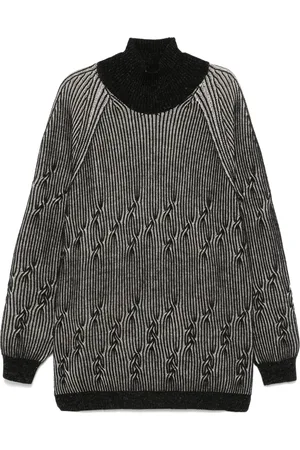 JAN JAN VAN ESSCHE Cable-knit turtleneck sweater