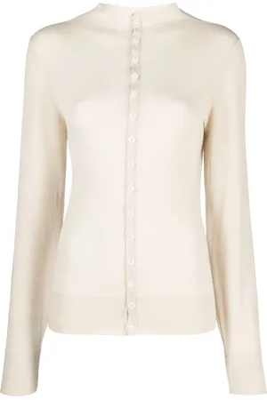 LEMAIRE High-neck wool cardigan