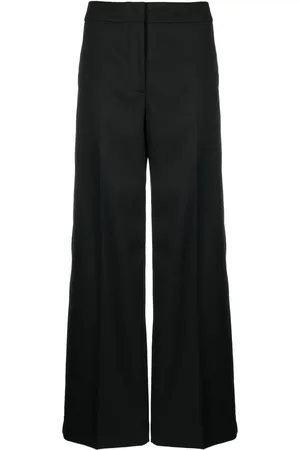 Calvin Klein Logo-appliqué wide-leg trousers