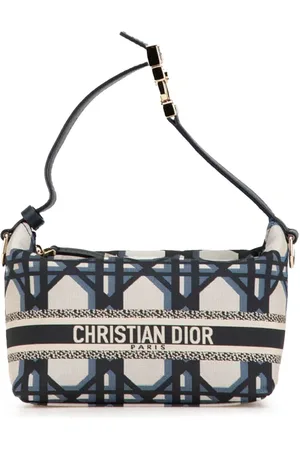 Dior 2023 Small Canvas Cannage DiorTravel Nomad Pouch handbag