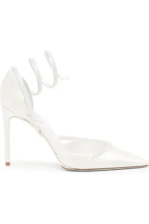 RENE CAOVILLA Cleo 110mm satin pumps