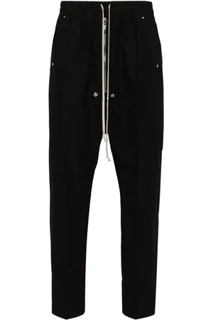 Rick Owens Tapered drop-crotch trousers