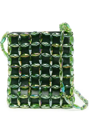 0711 Liv bead-embellished shoulder bag