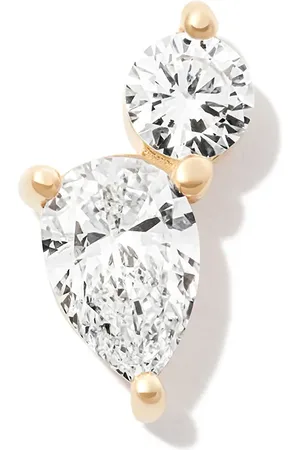 KIMAI 18kt yellow diamond stud earring
