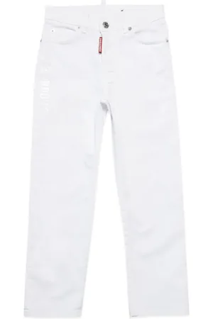 Dsquared2 Logo-appliqué straight-leg jeans