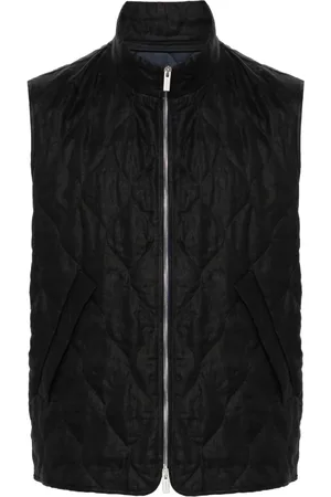 Boglioli Quilted zip-up gilet