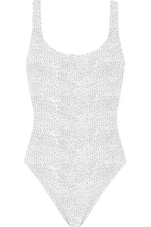 MC2 SAINT BARTH Logo-patch swimsuit