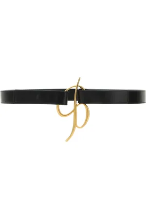 BLUMARINE Logo-buckle belt