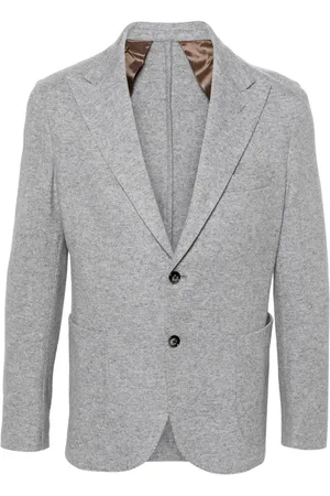 BARBA Brushed-effect blazer