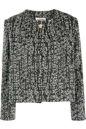 Lanvin Cropped tweed jacket