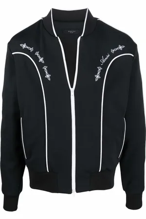 AMIRI Piped-trim bomber jacket