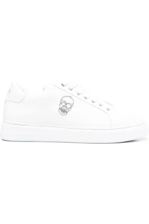 Philipp Plein Skull-plaque low-top sneakers