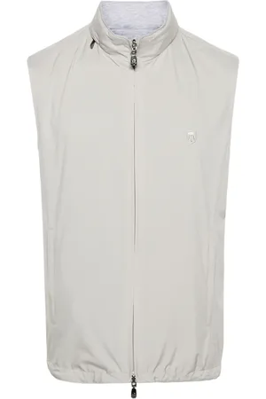 corneliani Reversible logo-embroidered gilet