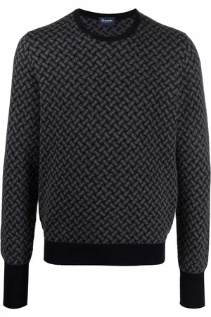 DRUMOHR Pattern-jacquard knit jumper