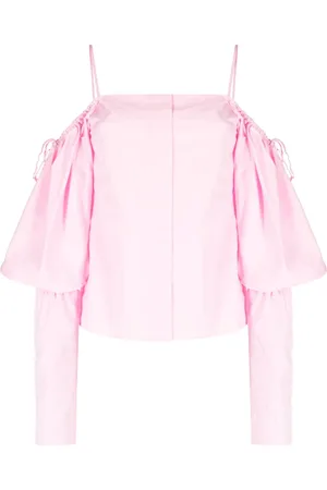 REJINA PYO Bay off-shoulder cotton blouse