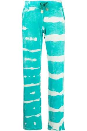Stain Shade Tie-dye print track pants