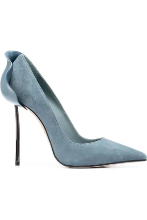 LE SILLA Petalo suede 110mm pumps