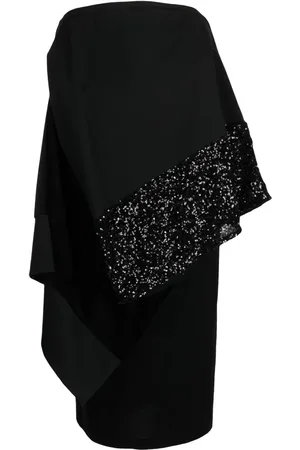 UNDERCOVER Sequin-embellished layered dress