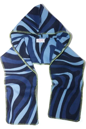 PUCCI Junior Marmo print hooded scarf
