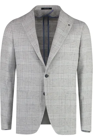TAGLIATORE Checked single-breasted blazer