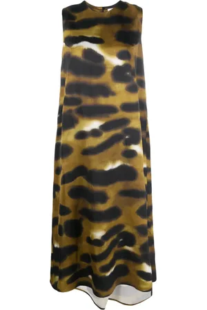 CHRISTIAN WIJNANTS Dala tiger-print midi dress