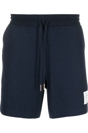 Thom Browne Waffle-effect drawstring shorts
