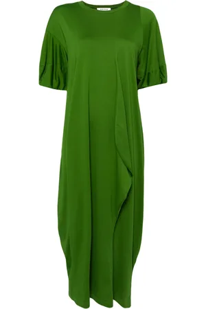 ENFÖLD Crew-neck cotton midi dress