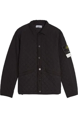 Stone Island Quilted press-stud bomber jacket