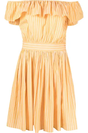 Miu Miu Off-shoulder ruffle dress