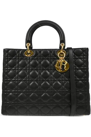 Dior 2000 Cannage Lady Dior two-way handbag