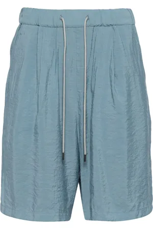 ATTACHMENT Drawstring-waist straight-leg shorts