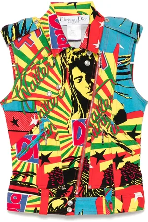 Dior 2004 printed gilet