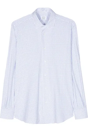 MAZZARELLI Geometric-pattern shirt
