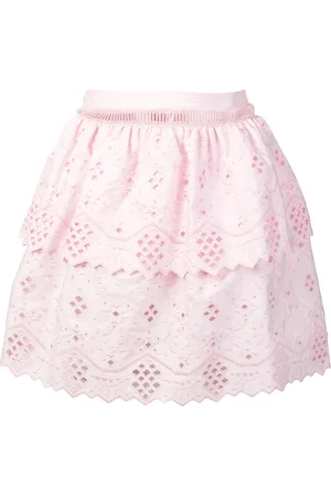 Alberta Ferretti Embroidered mini skirt