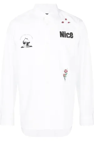 UNDERCOVER Patch-detail cotton shirt