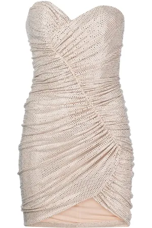 ALEXANDRE VAUTHIER Crystal-embellished strapless minidress